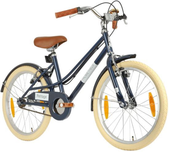 20-inch Kids’ Bicycle (6–7 Years) Blue, Retro Design