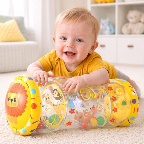 Inflatable Crawling Activity Roller for Babies