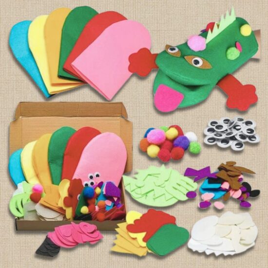 Felt Animal Hand Puppet DIY Kit 