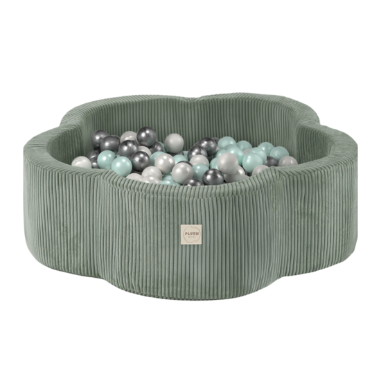 Laste pallimeri lillemotiiviga, 95×30 cm, 300 eri värvi palliga