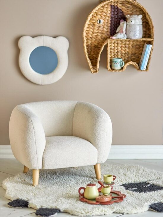Children’s Lounge Chair “Cade” — White